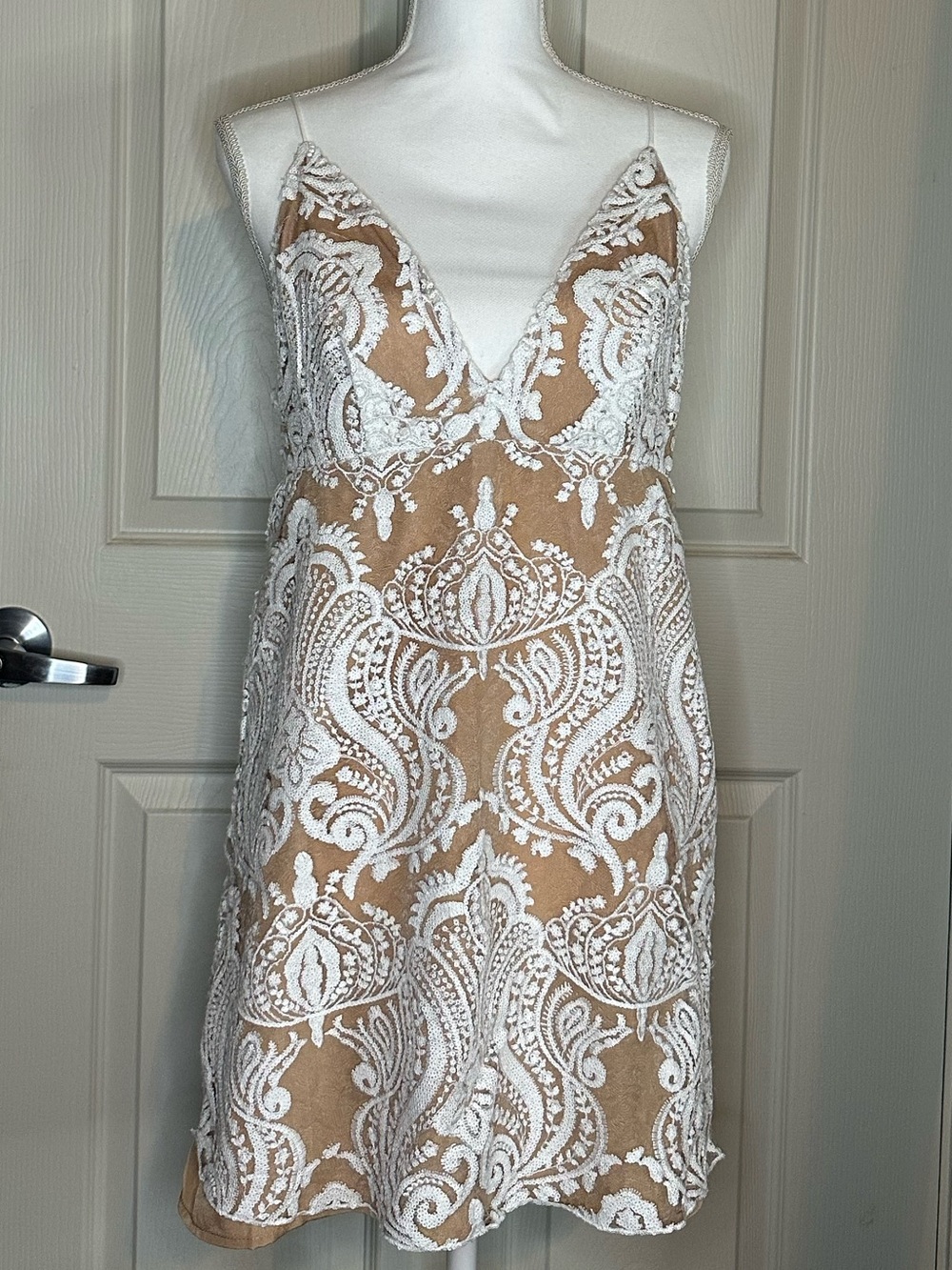 Free People Night Shimmers Mini Dress